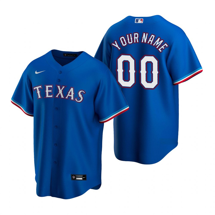 Youth Royal Texas Rangers Active Player Custom Cool Base Stitched Baseball Jersey