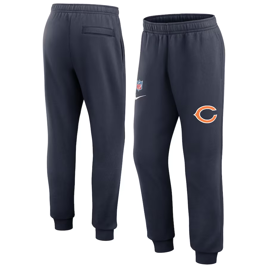 Men's Navy Chicago Bears 2023 Sideline Club Jogger Pants