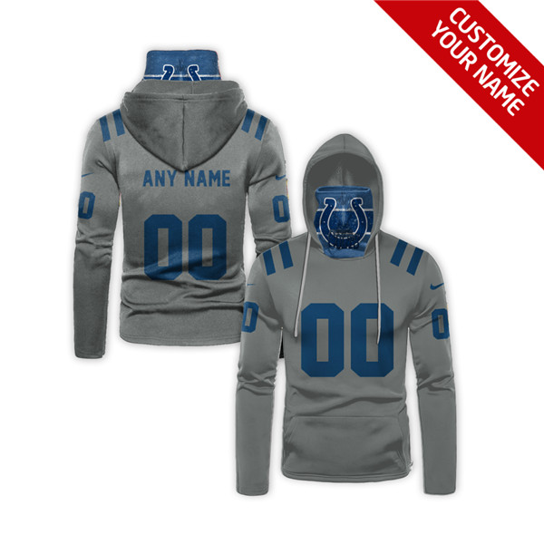 Men's Indianapolis Colts 2020 Customize Hoodies Mask