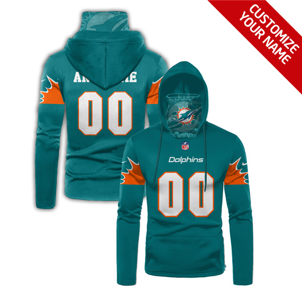 Men's Miami Dolphins 2020 Customize Hoodies Mask
