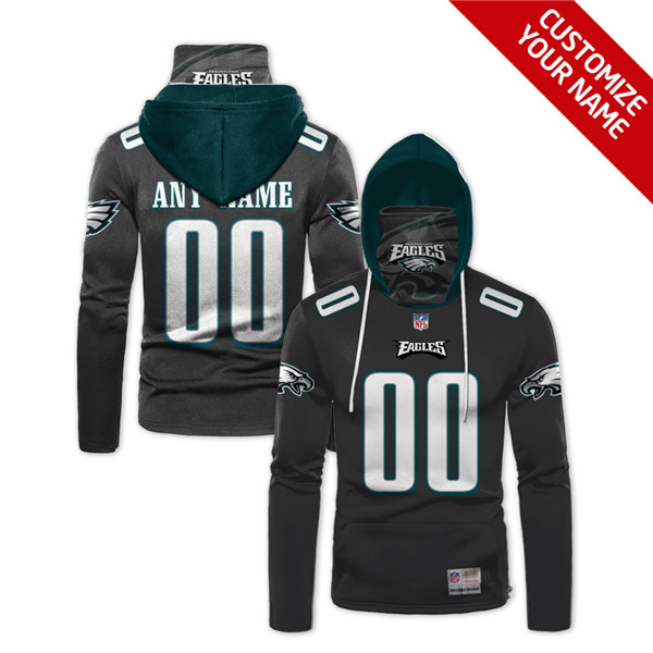 Men's Philadelphia Eagles 2020 Customize Hoodies Mask