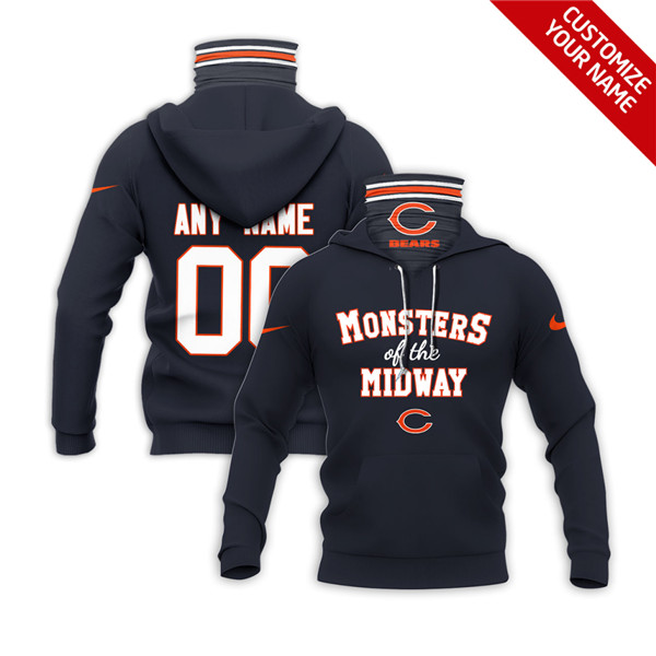 Men's Chicago Bears 2020 Customize Hoodies Mask