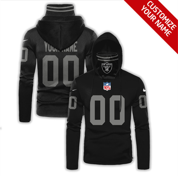 Men's Las Vegas Raiders 2020 Customize Hoodies Mask