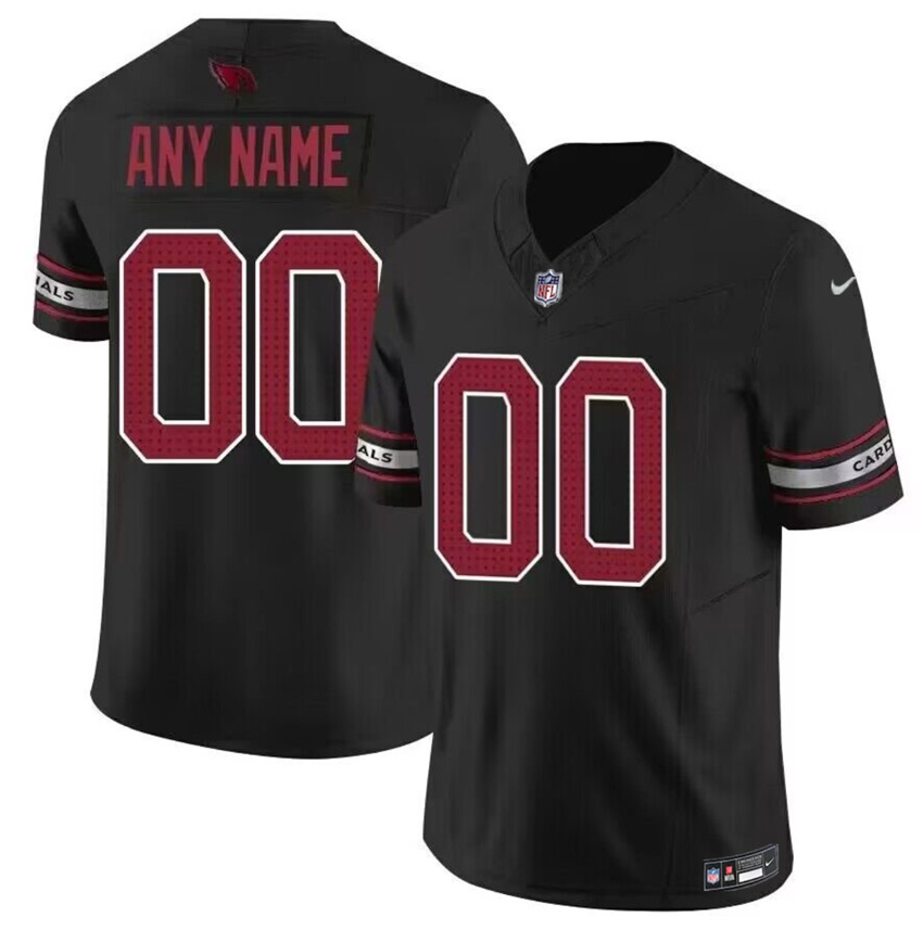 Men's Black Arizona Cardinals ACTIVE PLAYER Custom 2023 F.U.S.E. Vapor Untouchable Stitched Football Jersey