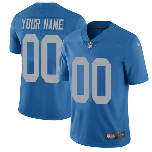 Youth Detroit Lions Customized Blue Alternate Stitched Vapor Untouchable Limited Football Jersey