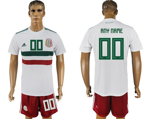 Mexico Personalized Away Soccer Country Jersey