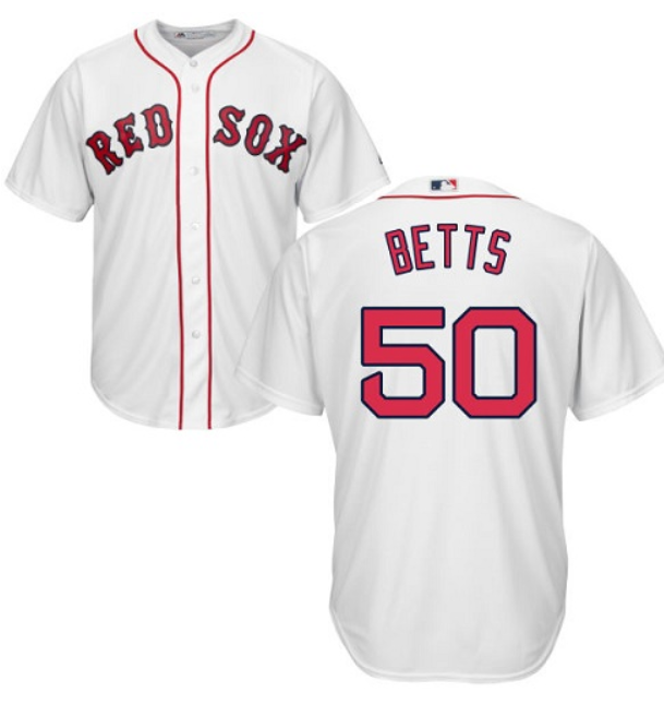 Youth White Red Sox White ACTIVE PLAYER Custom Stitched Baseball Jersey