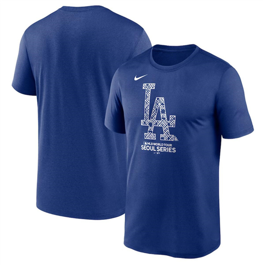 Men's Royal Los Angeles Dodgers 2024 World Tour Seoul Series T-Shirt