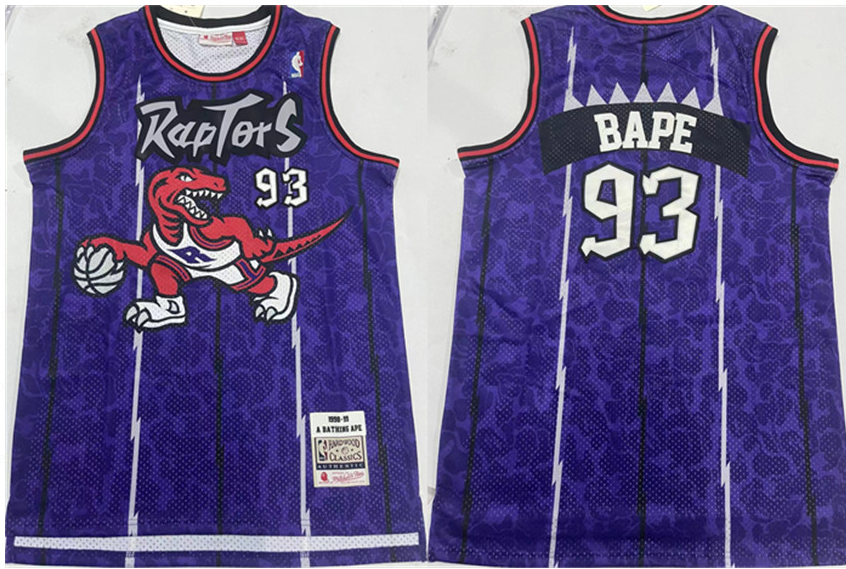 Men's Purple Toronto Raptors Active Player Customize Throwback Stitched