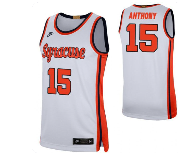 Men's Syracuse #15 Carmelo Anthony Swingman college Jersey