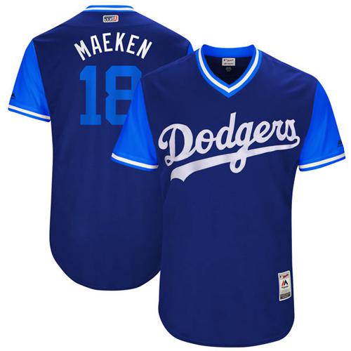 Dodgers #18 Kenta Maeda Royal 