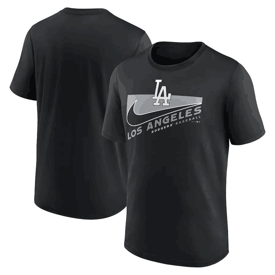 Men's Black Los Angeles Dodgers T-Shirt