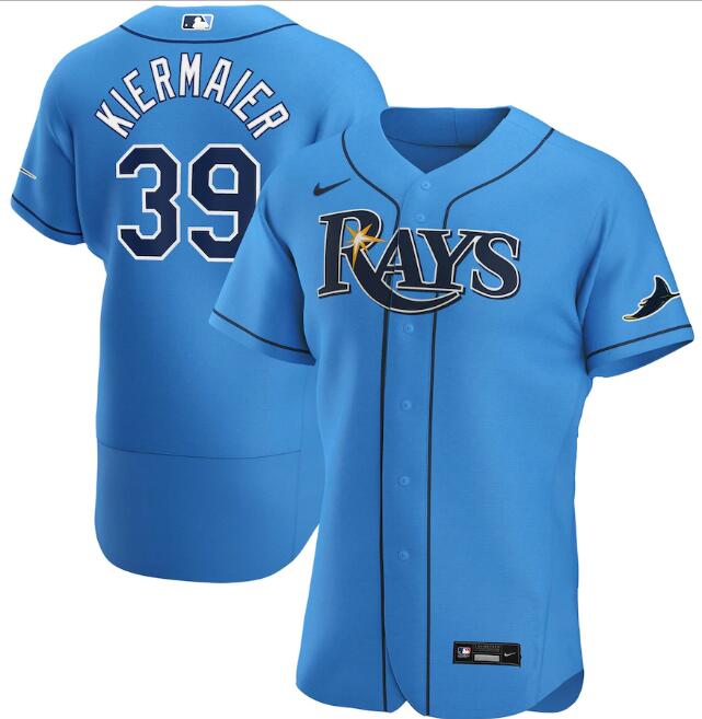 Men's Tampa Bay Rays Blue #39 Kevin Kiermaier Flex Base Stitched MLB Jersey
