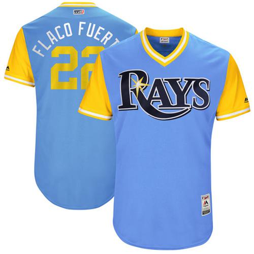 Rays #22 Chris Archer Light Blue