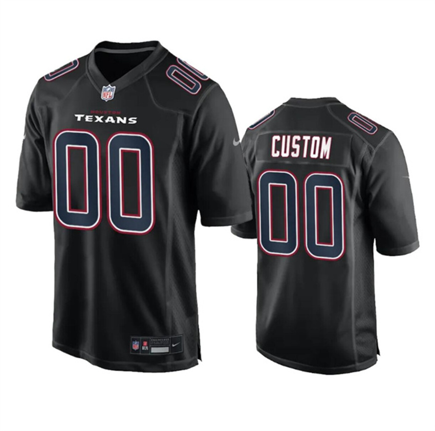 Men's Black Houston Texans Active Player Custom Fashion Vapor Untouchable Limited Stitched Football Jersey