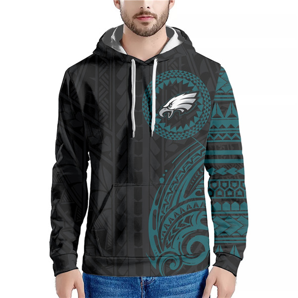 Men's Black/Green Philadelphia Eagles  Hoodie