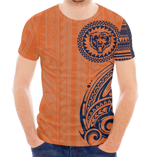 Men's Orange Chicago Bears T-Shirt