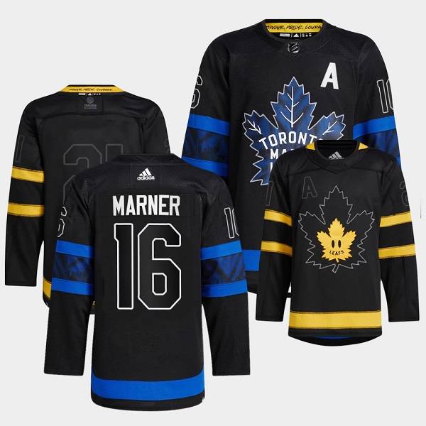 Men's Black Toronto Maple Leafs Active Player Custom Stitched Hockey Jersey