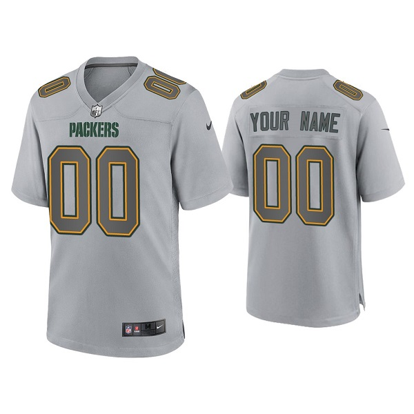 Toddlers Grey Green Bay Packers Active Player Custom Atmosphere Fashion Stitched Game Jersey