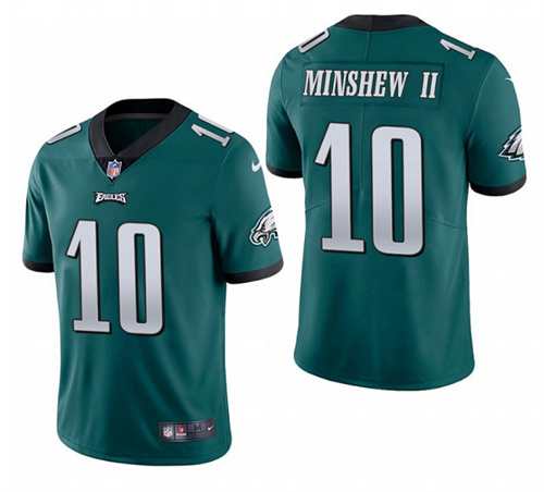 Men's  Green Philadelphia Eagles #10 Gardner Minshew II Vapor Untouchable Limited Stitched Jersey