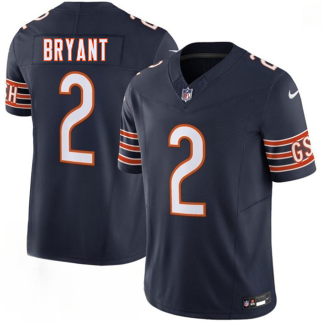 Men's Navy Chicago Bears #2 Coby Bryant 2026 F.U.S.E. Vapor Untouchable Limited Stitched Football Jersey