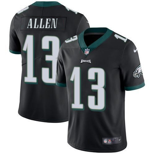 Men's Black Philadelphia Eagles #13 Devon Allen Vapor Untouchable Limited Stitched Jersey