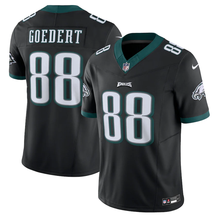 Men's Black Philadelphia Eagles #88 Dallas Goedert 2023 F.U.S.E. Vapor Untouchable Limited Stitched Football Jersey