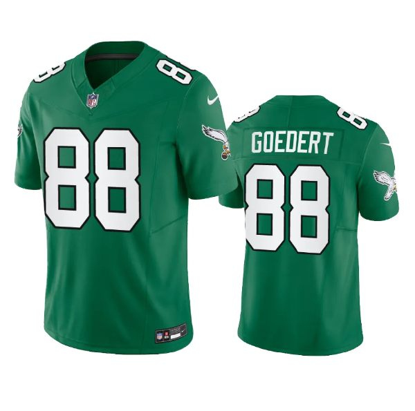 Men's Green Philadelphia Eagles #88 Dallas Goedert 2023 F.U.S.E. Vapor Untouchable Stitched Football Jersey