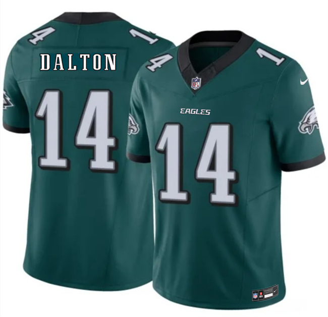 Men's Green Philadelphia Eagles #14 Andy Dalton 2026 F.U.S.E. Vapor Untouchable Limited Stitched Football Jersey