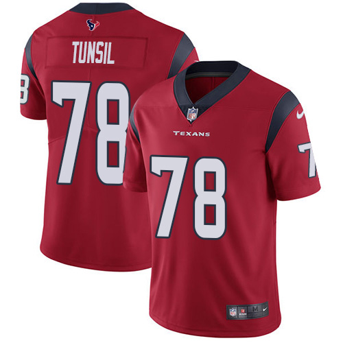 Nike Texans #78 Laremy Tunsil Red Alternate Men's Stitched NFL Vapor Untouchable Limited Jersey