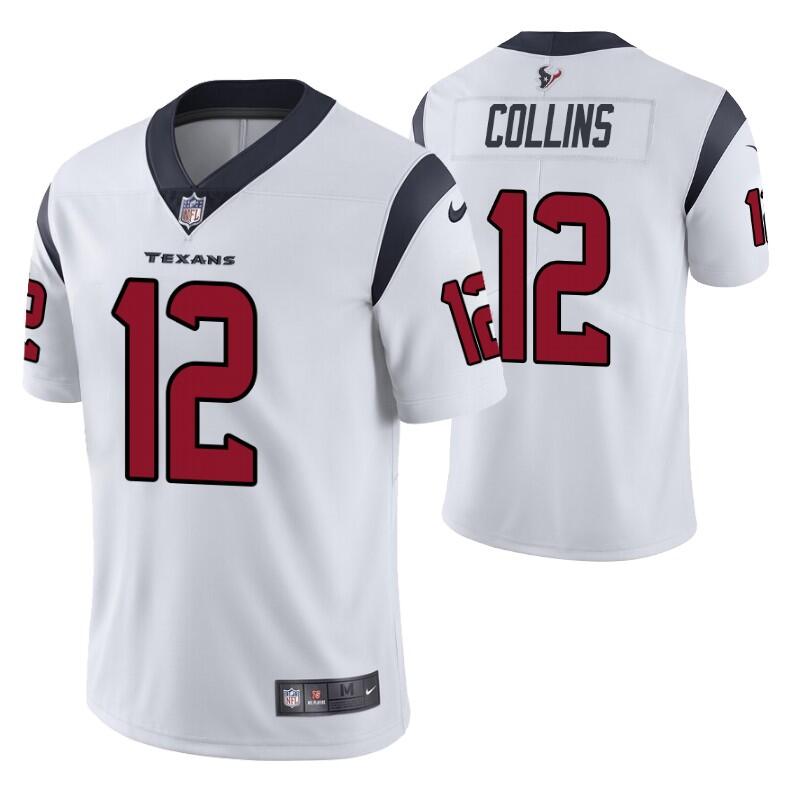 Men's White Houston Texans #12 Nico Collins Vapor Untouchable Limited Stitched Jersey