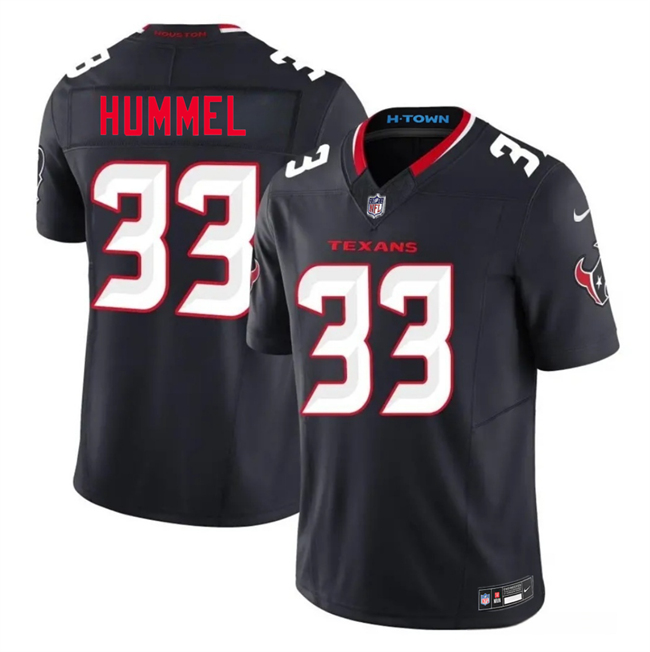 Men's Navy Houston Texans #66 Keylan Rutledge 2026 Draft 2nd Alternate 2026 F.U.S.E. Vapor Limited Stitched Football Jersey