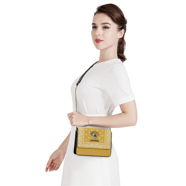 Jacksonville Jaguars PU Leather Crossbody Bags 001