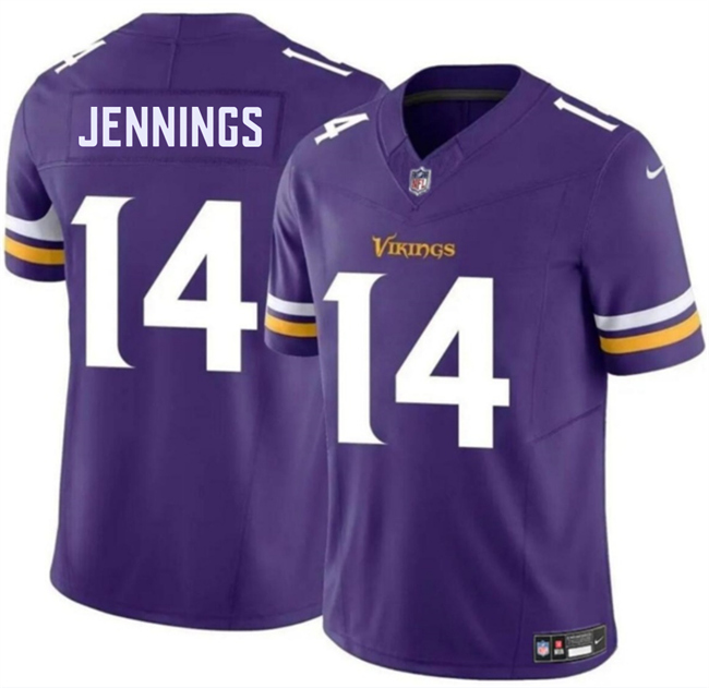 Men's Purple Minnesota Vikings #14 Jauan Jennings 2026 F.U.S.E. Vapor Untouchable Limited Stitched Jersey
