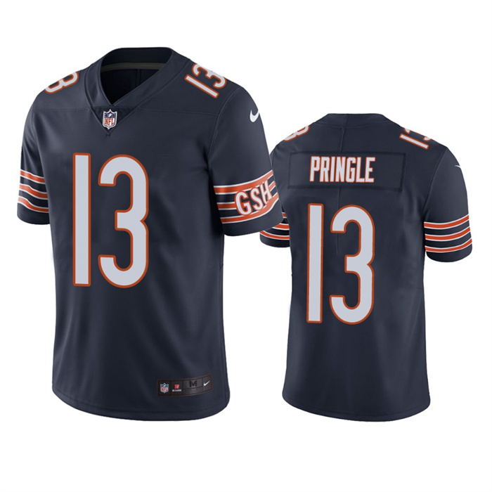 Men's Navy Chicago Bears #13 Byron Pringle Vapor Untouchable Limited Stitched Football Jersey