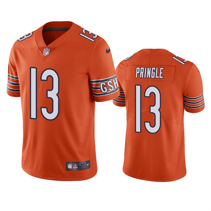 Men's Orange Chicago Bears #13 Byron Pringle Vapor Untouchable Limited Stitched Football Jersey