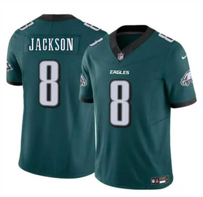 Men's Green Philadelphia Eagles #8 Adoree' Jackson 2024 New F.U.S.E. Vapor Untouchable Limited Stitched Football Jersey