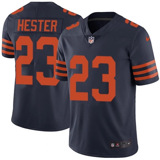 Men's Navy Chicago Bears #23 Devin Hester Vapor untouchable Limited Stitched NFL Jersey