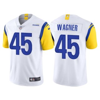 Men's White Los Angeles Rams #45 Bobby Wagner Vapor Untouchable Limited Stitched Football Jerse