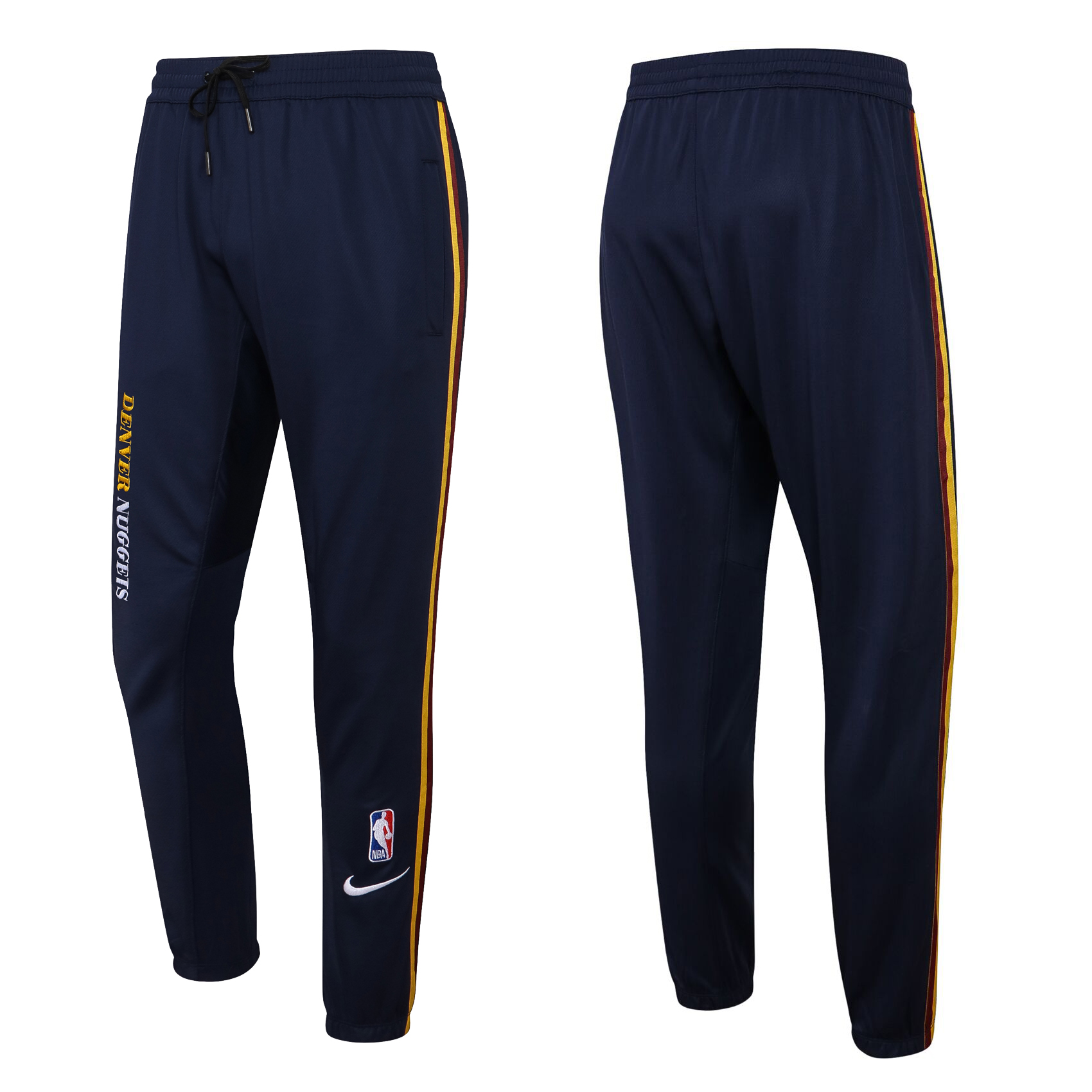 Men's Navy Denver Nuggets Performance Showtime Basketball Pants