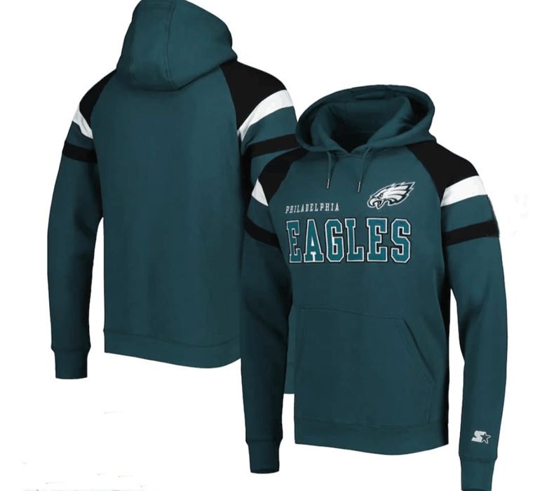 Men's Green Philadelphia Eagles Pullover Hoodie