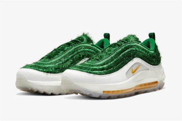 Men's Running Weapon Air Max 97 Green White Shoes 0049