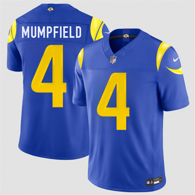 Men's Royal Los Angeles Rams #4 Konata Mumpfield 2026 F.U.S.E. Vapor Limited Stitched