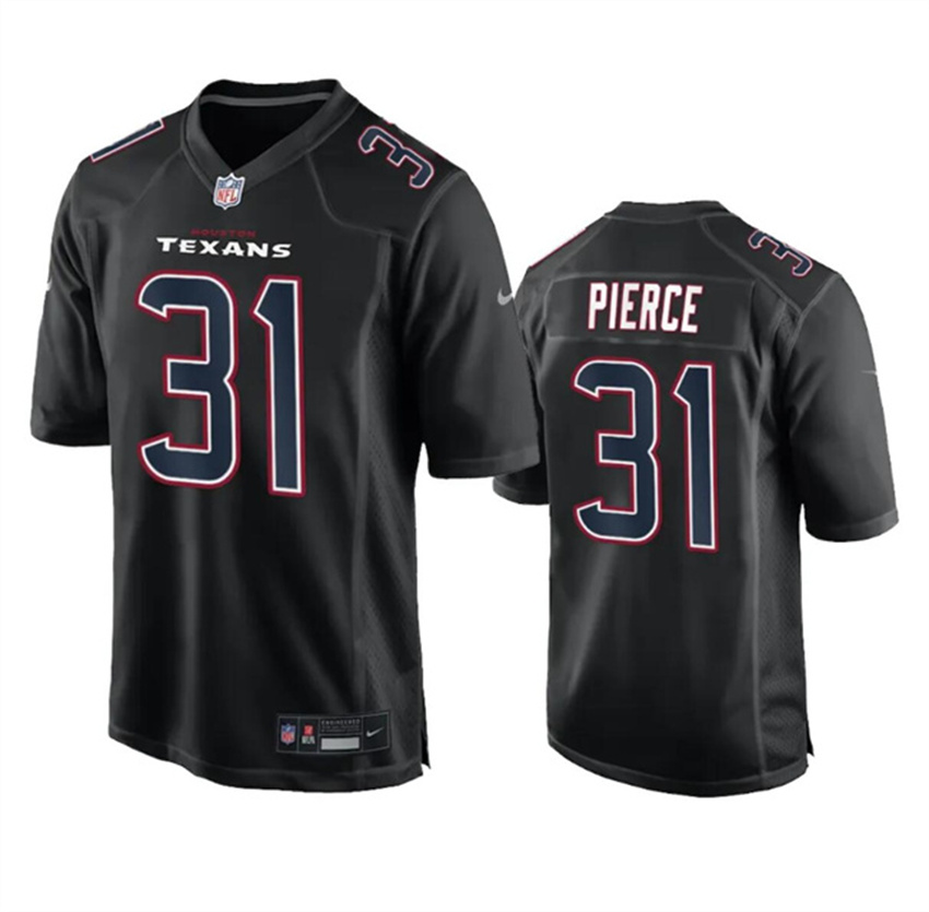 Men's Black Houston Texans #31 Dameon Pierce Fashion Vapor Untouchable Limited Stitched Football Jersey