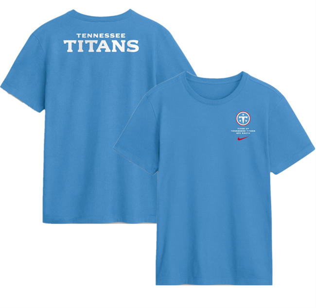 Men's Light Blue Tennessee Titans First Down Machine T-Shirt