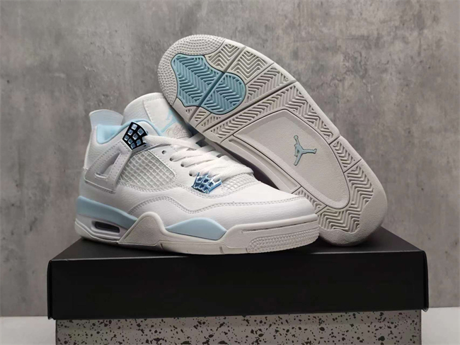 Women's White Running weapon Jordan 4 Shoes 012