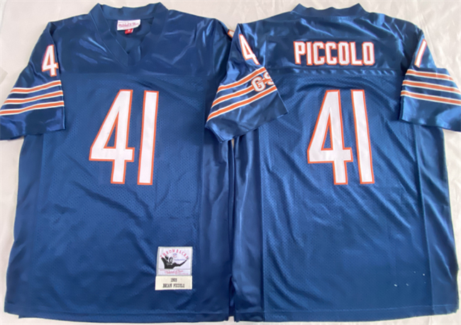 Men's Navy Chicago Bears #41 Brian Piccolo Limited Stitched Football Jersey