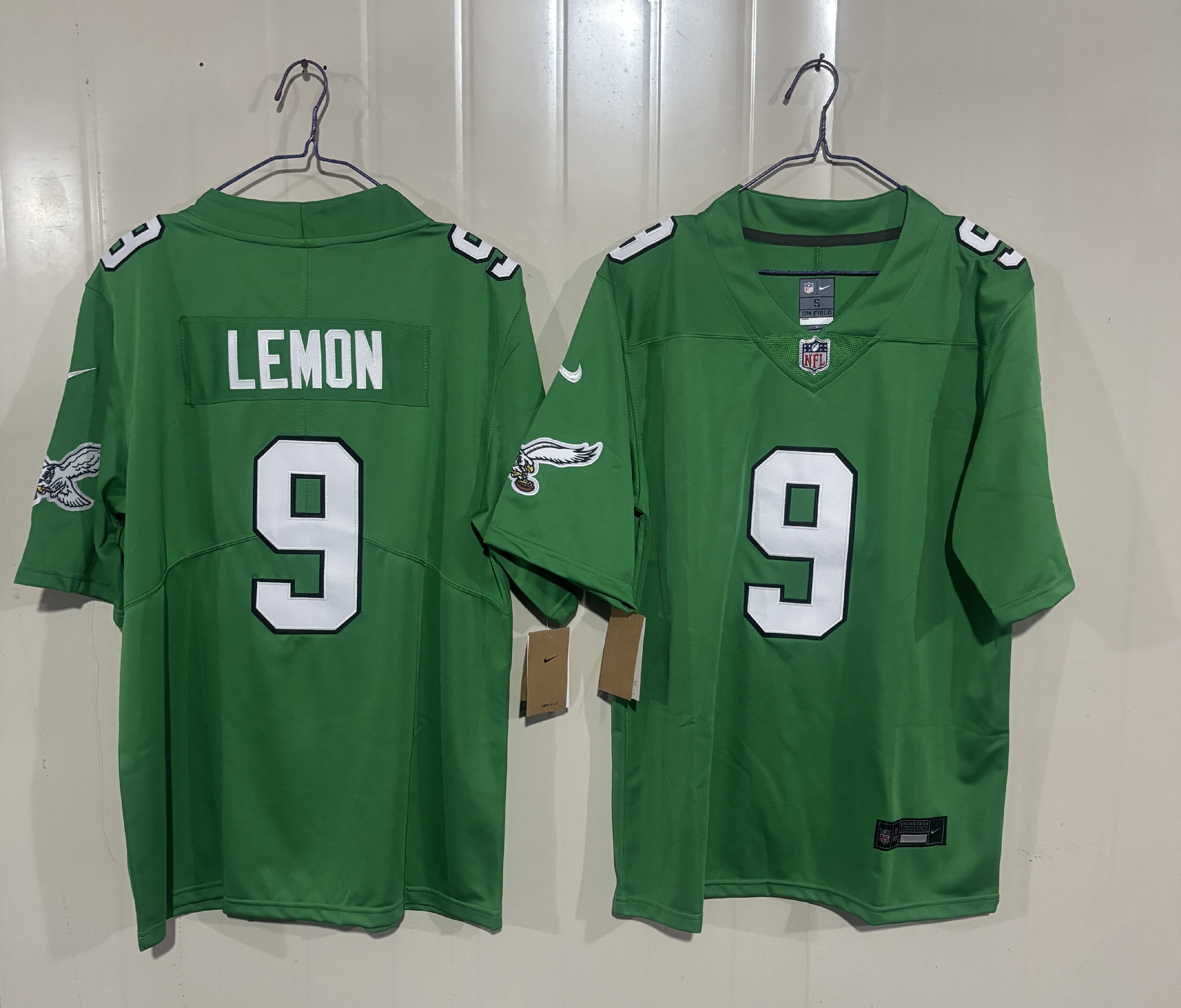 Men's Green Philadelphia Eagles #9 Makai Lemon Kelly 2026 Draft Vapor Untouchable Limited Throwback Stitched Football Jersey
