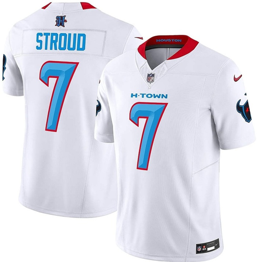 Men's White Houston Texans #7 C.J. Stroud 2024 F.U.S.E. Limited Stitched Jersey